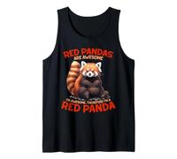 Red Pandas Are Awesome Im Awesome Therefore I'm A Red Panda Tank Top