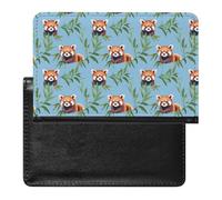 Red Pandas Cute Pattern Funny Passport Cover Holder for Travel Lightweight Waterproof Passport Protector