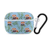 Red Pandas Cute Pattern Printed Bluetooth Earbuds Case Colorful Wireless Headphones Covers Compatible With AirPods Pro 2