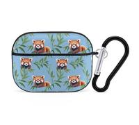 Red Pandas Cute Pattern Printed Bluetooth Earbuds Case Colorful Wireless Headphones Covers Compatible With AirPods Pro 2
