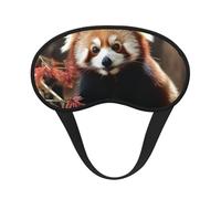 Red Pandas Sleep Mask for Women Girls Men Soft Comfortable Eye Mask with Adjustable Strap Blackout Eye Sleep Shade Cover for Travel Yoga Nap Shift Work