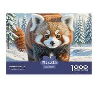 Red Pandas1000 Piece Puzzle Puzzle Cute Pets Clever Puzzles for The Whole Family 70x50cm/1000pcs