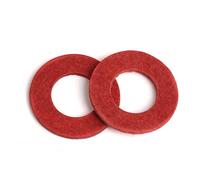Red Paper Wahser Meson Gasket Insulating Spacers M2 M2.5 M3 M4 M5 M6 M8(M4X12X1 (100pcs))