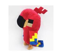 (Red parrot 20CM) Minecraft Plush Toy Pixel Doll Kids Gift