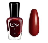 Red Pearl Nail Polish - Wine Red Nail Polish - Quick Dry Shimmer Shell Glitter Nail Varnish,Red Pearlescent High Glossy Burgundy Nail Varnish,Long-Lasting No Cure Needed