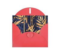 Red Pearlescent Paper Holiday Cards 4"x6" YYHHAOFA the old hollywood Pattern Greeting Cards for Christmas, Birthday, Wedding Anniversary & Party Invitations