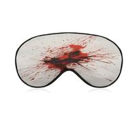 Red Pen Lines Eye Mask Soft Sleep Mask for Side Sleeper Light Blocking Night Eye Cover with Adjustable Strap Sleep Shade Cover Night Blindfold Eyeshade Sleeping Masks for Travel