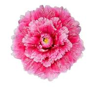 Red Peony Hand Flower - Simulation Dance Props for Kids Perfect for Sports Meetings & Kindergarten Performances 100CM Flower for Children's Dance Ceremonies