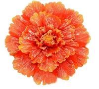 Red Peony Hand Flower - Simulation Dance Props for Kindergarten Performance Sports Meeting Opening Ceremony 100CM Size Perfect for Children's Dance and Stage Events