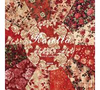 Red Peony Scrapbooking Paper Pad 6in - 24 Sheets Flowers Aesthetic Patterned Decor for Origami Collage Journaling Floral Decoupage Wrapping Folded Supplies Gift Cards DIY Crafts Photo Album