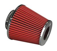 Red Performance Air Induction Filter Twin Cone - AutoSiliconeHoses