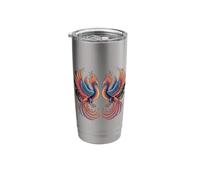 Red Phoenix Bird Phoenix Rising Firebird Phoenix Phoenix Stainless Steel Insulated Tumbler