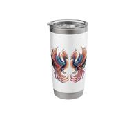 Red Phoenix Bird Phoenix Rising Firebird Phoenix Phoenix Stainless Steel Insulated Tumbler