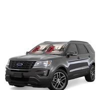 Red Phone Booth London Street Print Car Sun Shade Windshield 2-Piece Foldable Front Windshield Sun Visor Sunshade for Car Windshield, M