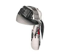 Red Phone Booth London Street Print Helmet Cap Quick Dry Cycling Skull Wrap Breathable Polyester Adjustable Adult Summer Beanie