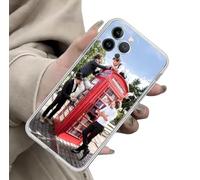 Red Phone Box Harry Niall Styles Tour Horan One 1D Direction Fan Girl Custom Compatible With iPhone 7 8 SE 2020 XR 11 12 13 14 15 Pro Max Plus Mini Bumper Case Custom Design Name Protective Silicone