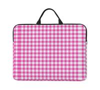 Red Plaid 14in Laptop Case Tablet Computer Protection Bag Protective Hard Shell Cover