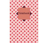 Red Plaid Stationery Journal: 6x9 Inch Versatile Travel Notebook with 120 Ruled Pages; Durable Matte Cover for Note Taking, Lists, and Personal Organizing