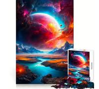 Red Planet Hard Jigsaw Puzzle for Adults 1000 Pieces Recall Boost Quiet Calm Smooth Cut Classic Gift (38x52cm)