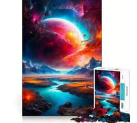 Red Planet Hard Jigsaw Puzzle for Adults 1000 Pieces Recall Boost Quiet Calm Smooth Cut Classic Gift (38x52cm)