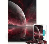Red Planet Landscape 1000 Pieces Jigsaw Puzzles for Adults Fine Logic Toy Leisure Time Neat Edge Art Collectible (50x75cm)