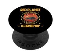 Red Planet Mars Colony Crew Est. 2035 Space Exploration PopSockets Adhesive PopGrip