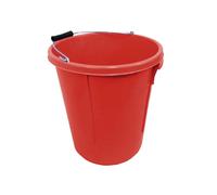 Red Plasterer Bucket For Building Mixing And Holding Water 25l
