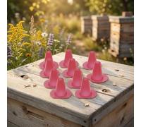 Red Plastic Bee for escape Cone for Honey Harvest 10 or 20 Pack(1)