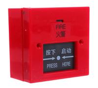 Red Plastic Fire Alarm Button Cover for Emergency Door Access