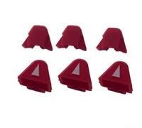 Red Plastic Nose Cushion Set for 12V Nailers Non-Marking | Non-marking design, smooth curved for surface, reduces scratches, for ideal for finish work, for durable build