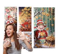 Red Pocket | 6X Chinese New Year Hong Bao,Lightweight Cash Money Envelopes, Chinese Red Packets for Health and Wealth