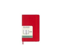 Moleskine Weekly Planner, 2026 Weekly Agenda 12 Months With Space For Notes, With Soft Cover and Elastic Closure, Pocket Size 9x14, Red Color