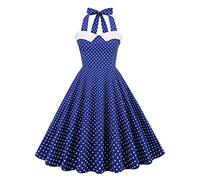Red Polka Dot Dress 1940s Dresses Women Vintage Rockabilly Off Shoulder Polka Dots A Line Swing Midi Dress Cocktail Party Evening Prom Gown 1940s Fancy DressesElegant