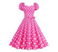 Red Polka Dot Dress 1940s Dresses Women Vintage Rockabilly Off Shoulder Polka Dots A Line Swing Midi Dress Cocktail Party Evening Prom Gown 1940s Fancy Dresses, VE Day Fancy