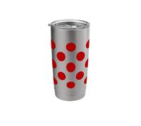 Red Polka Dots Stainless Steel Insulated Tumbler