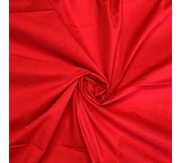 Red Polycotton Fabric Poplin 44 Inch 112cm Wide Material by The Meter