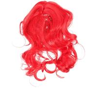 Red Polyester Dog Wig Headpiece for Cats and Dogs Halloween