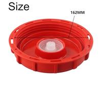 Red Polypropylene IBC Tank Cover with Gasket Seal - Fits 1000L Tanks - for Durable Lid for Industrial Liquid Storage Applications (A)