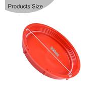 Red Polypropylene IBC Tank Cover with Gasket Seal - Fits 1000L Tanks - for Durable Lid for Industrial Liquid Storage Applications (C)