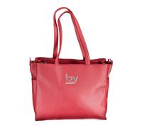 Red Polyurethane Handbag with Shoulder Handles and Removable Chain Strap - female - By Byblos - Shopping Bags - Red - ONE SIZE - Bags ONE SIZE