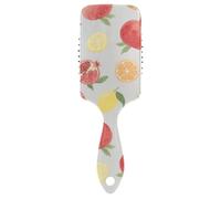 Red Pomegranate Orange Pineapple anti static brush for blow Designed head massager for short hair with Ergonomic handle cepillo para cabello