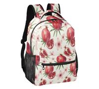 Red Pomegranate Soft Lining School Backpack S, Red Pomegranate, M, Backpack