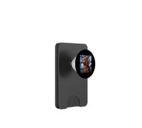 Red Poodle Dog Van Gogh Style Starry Night PopSockets PopWallet for MagSafe