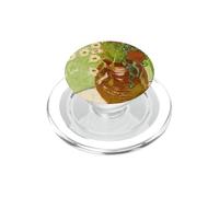 Red Poppies and Daisies Artistic Flower PopSockets PopGrip for MagSafe