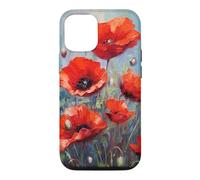 Red Poppies Flowers In A Field Case for iPhone 12/12 Pro