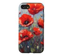 Red Poppies Flowers In A Field Case for iPhone SE (2020) / 7 / 8