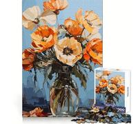 Red Poppies Hard Jigsaw Puzzle for Adults 1000 Pieces Recall Boost Quiet Calm Smooth Cut Classic Gift (38x52cm)