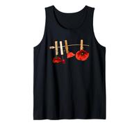 Red Poppies on a Leash Tank Top
