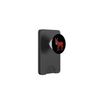 Red Poppy Donkey Flower Gardening Floral PopSockets PopWallet for MagSafe