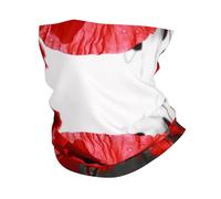 Red Poppy Flower Fashionable And Versatile Sports Headscarf, Soft And Lightweight, Suitable For Various Sports Activities